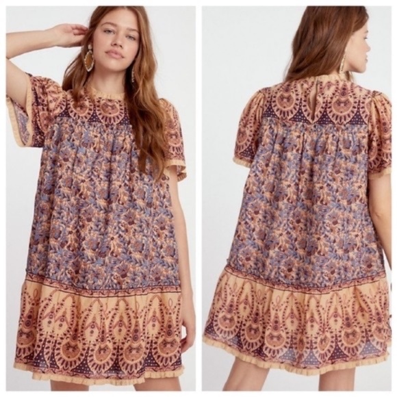 Anthropologie Othilia Briar Tunic Printed Dress - Picture 3 of 5